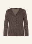 Opus-셔츠 블라우스 Shirt blouse SANNAH 1001414630 DARK BROWN/ DARK BLUE/ BEIGE | 트렌비 Opus-셔츠 블라우스 Shirt blouse... 