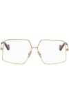 로에베-골드 오버사이즈 스퀘어 Gold Oversized Square Glasses 13391281 | TRENBE 로에베-골드 오버사이즈 스퀘어 Gold... 