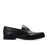 페라가모-남성 블랙 가죽 로퍼 Mens Black Nilo Leather Loafers 020446747638 | 트렌비 페라가모-남성 블랙 가죽 로퍼 Mens... 