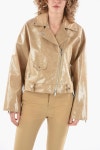 Jacket 829031 brown | TRENBE 스탠드스튜디오-자켓 푸퍼... Quited Faux-Leather Puffer Jacket 829031 brown | TRENBE | www.trenbe.com
