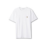 메종키츠네-메종키츠네 남여공용 폭스헤드 반팔 티셔츠 화이트 AM00103KJ0008 P100 | 트렌비 메종키츠네-메종키츠네 남여공용... 