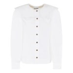 가니-23SS V넥 랩 블라우스 블랙 F7702 | TRENBE 가니-23SS  V넥 랩 블라우스 블랙 F7702 | TRENBE | www.trenbe.com