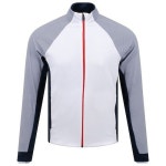 SS23 G1345-13 | TRENBE Galvin Green-자켓 Donald Insula Jacket White/Navy/Orange - SS23 G1345-13 | TRENBE | www.trenbe.com