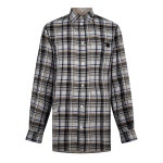 Black/Org 1109 | TRENBE 로에베-체크 아나그램 셔츠 Check Anagram Shirt 551569 Black/Org 1109 | TRENBE | www.trenbe.com