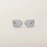 미우미우(Miu Miu) | 미우미우 런웨이 선글라스 라이트 그레이 렌즈 골드 메탈 SMU54Y E5AK FE30B Aube sunglasses C 080 46699733... 