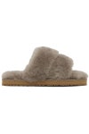 모우-시어링 Taupe 2-Stripes Shearling Slippers 14229491 | 트렌비 모우-시어링 Taupe 2-Stripes Shearling Slippers 14229491... 