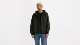 리바이스-남성 컬러 블록 후디 자켓 Mens Color Block Hoodie Water Resistant Jacket 15272833 | TRENBE 리바이스-남성 컬러... 