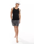 뉴룩(New Look) | 뉴룩 블랙 바디핏 트레이닝 탑 Geripptes Tragershirt in Schwarz mit korperbetontem Schnitt 205917855SCHWARZ... 