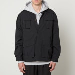 Mki Miyuki Zoku | 샤이닝 립스탑 소재 자켓 Translucent Ripstop Bubble Jacket 600006 Black | 트렌비