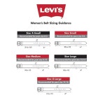리바이스(Levis) | 여성 버클 가죽 벨트 Womens Circular Center Bar Buckle Leather Belt 13633486 Black | 트렌비