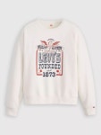 리바이스(Levis) | 그래픽 헤리티지 스웻셔츠 화이트 Graphic Heritage Sweatshirt, White 112906836 | 트렌비