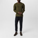 파이어트랩(Firetrap) | 클래식 크루넥 넥 니트 카키 Classic Crew Neck Knitwear Khaki 31250016 | 트렌비