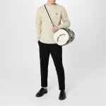 프레드페리(Fred Perry) | 클래식 배럴 가방 Classic Barrel Bag 841687 Black-EcruD57 | 트렌비