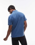 리바이스(Levis) | Schmal geschnittenes Pikee-Polohemd in Marineblau mit Fledermaus-Logo 207119270marineblau | 트렌비