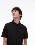 망고(Mango) | 블랙 Atmungsaktives Performance-Polohemd in Schwarz 208124815SCHWARZ | 트렌비