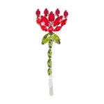 시몬로샤(Simone Rocha) | 라지 플라워 헤어 클립 블랙 Large Flower Hair Clip In Black Resin | 트렌비