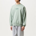 나파피리(NAPAPIJRI) | 박스 로고 크루넥 스웻셔츠 Box Logo Crew Sweatshirt 523471 Green GE4 | 트렌비