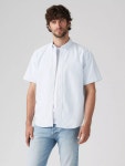 리바이스(Levis) | 숏 슬리브 코튼 버튼 다운 패딩 셔츠 스트라이프 Short Sleeve Authentic Cotton Button Down Shirt, Waylon... 