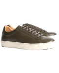 리스(Reiss) | 누벅 로우 탑 스니커즈 에크루 Finley Nubuck Low Top Trainers, Ecru 113217730 | 트렌비