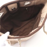 PM 973004 | 트렌비 샤넬(CHANEL) | 중고 여성,가방,토트백 탑핸들백 캔버스 가죽 그레이베이지 은장 샤넬  PM        973004 | 트렌비