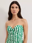페이즈에잇(phase eight) | 지오메트릭 탑 Lara Geometric Tankini Top, Green/Multi 113129009 | 트렌비