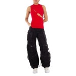 아티코(The Attico) | 더 컷 디테일 민소매 탑 The Attico Cut Detail Sleeveless Top 242WCT248-RED | 트렌비