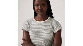 리바이스(Levis) | 와플 티셔츠 Dry Goods Waffle Cap-sleeve Tee 003PW0002 | 트렌비