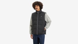 리바이스(Levis) | 남성 후드 집업 자켓 Mens Faux-Leather Hooded Zip Jacket 19427828 Saddle | 트렌비