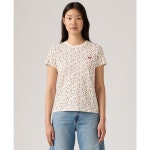리바이스(Levis) | 여성 더 크루넥 코튼 티셔츠 Womens The Perfect Crewneck Cotton T-Shirt 10423303 Lexi Tossed Floral Egret... 