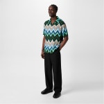 미쏘니(Missoni) | 미쏘니 남성 패턴 반팔 셔츠 그린 Mens Short-Sleeve Patterned Shirt Green SM9LQ 55001415 145029359 | 트렌비