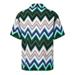 미쏘니(Missoni) | 미쏘니 남성 패턴 반팔 셔츠 그린 Mens Short-Sleeve Patterned Shirt Green SM9LQ 55001415 145029359 | 트렌비