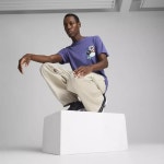 퓨마(Puma) | 티셔츠 다크 블루 Puma QT Tee Sn53 Dark Blue 58544219 | 트렌비