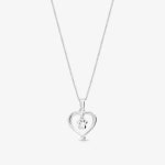 Simply Silver | Simply Silver 실버 스털링 하트 펜던트 Sterling Silver 925 Heart Pawprint Pendant 73393311 145914391 | 트렌비