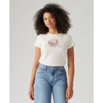 리바이스(Levis) | 여성 더 크루넥 코튼 티셔츠 Womens The Perfect Crewneck Cotton T-Shirt 10423303 Lexi Tossed Floral Egret... 