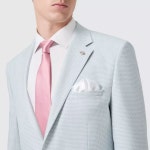 Twisted Tailor | Twisted Tailor 파란색 퍼피투스 슬림 핏 재킷 트위스트 자켓 블루 Lansdown Slim Fit Puppytooth Jacket Blue... 