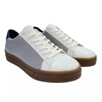 Loyalti(Loyalti) | Loyalti 레비아 로우탑 트레이너 그레이/화이트/네이비 남성 로우 스니커즈 Mens Levia Low-Top Trainers... 