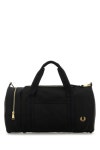 프레드페리(Fred Perry) | 클래식 배럴 가방 Classic Barrel Bag 841687 Black-EcruD57 | 트렌비
