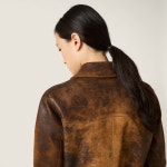 왁스드 스웨이드 가죽 재킷 MPV991_18BT_F0046_S_OOO 왁스 자켓 Waxed suede leather jacket MPV991 18BT F0046 S OOO 147032957 | 트렌비