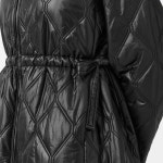 가니(Ganni) | 가니 샤이니 퀼트 롱 코트 블랙 F8383 099 여성 퀼티드 자켓 Womens Long Quilted Jacket 66330503 147659494 | 트렌비
