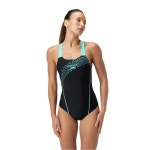 SPEEDO | SPEEDO 로고 백 수영복 그린 Speedo Medley Logo Muscle Back One-Piece Swimsuit in Green FR3037635 148433558 | 트렌비