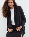 스트라디바리우스(STRADIVARIUS) | Regular-Fit-Blazer in Grun aus Wildlederimitat 209727288Grün | 트렌비