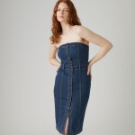 리바이스(Levis) | 데님 뷔스티에 드레스 Denim Bustier Dress 0002S0004 | 트렌비