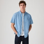 리바이스(Levis) | 리바이스 반팔 버튼다운 셔츠 블루 A91610007 Authentic Short-sleeve Button-down Shirt 77325031 | 트렌비
