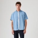 리바이스(Levis) | 리바이스 반팔 버튼다운 셔츠 블루 A91610007 Authentic Short-sleeve Button-down Shirt 77325031 | 트렌비
