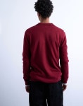 2023-0205-1499 | Topman | Topman 버건디 버튼 폴로 셔츠 에센셜 Essential Gestricktes Polohemd in Burgunderrot mit Knopfleiste...