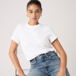 리바이스(Levis) | 리바이스 표준 핏 화이트 반팔 티셔츠 0064G0011 숏 슬리브 Favorite Short Sleeve Tee 150665745 | 트렌비