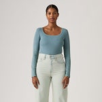 리바이스(Levis) | 리바이스 가먼트 다이 에센셜 스퀘어 넥 롱슬리브 티 005IO0010 티셔츠 Garment Dye Essential Square Neck... 