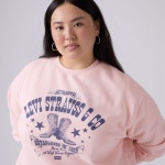 리바이스(Levis) | 리바이스 플러스 사이즈 그래픽 맨투맨 0008S0011 로고 애브리데이 스웻셔츠 Graphic Logo Everyday Sweatshirt... 