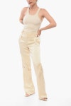 블루마린(BLUMARINE) | 블루마린 옐로우 새틴 카고 팬츠 바지 Satin Cargo Trousers 653222 133010865 | 트렌비