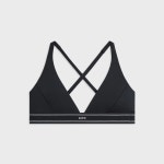 Kith Women | Kith Women 플런지 액티브 브라 블랙 khw230025-001 여성 Cay Plunge Active Bra - Black 8284977954944 131666058 | 트렌비